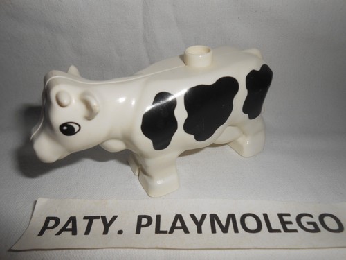 Vache blanche noire - noire, lego