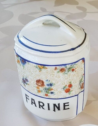 Boites farine en porcelaine - a,