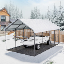 VEVOR Tente Garage Tente De Garage Carport Abri Hangar Voiture 3,6X6X3,15M