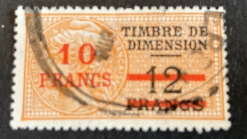 Rare timbre fiscal - , de