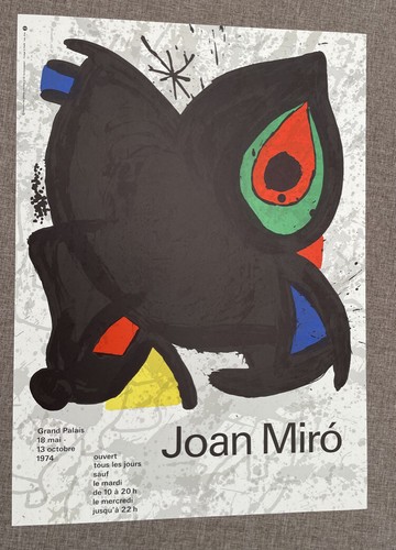 Affiche joan miro 60x43 - miro,