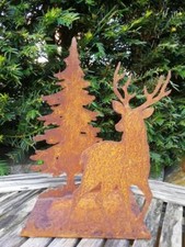 Porte-bougie en rouille noble