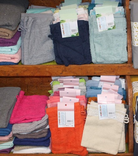 Lot gants toilettes 100 - de, 100%