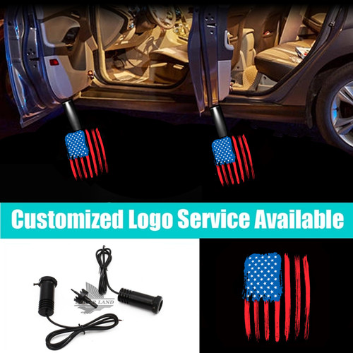 Led car door vertical - vertical, usa