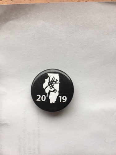 Illinois deer pin 2019 - deer, cwd
