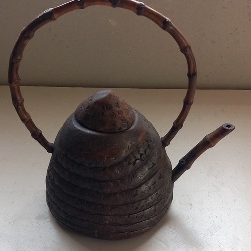 Théière ancienne bambou - en,