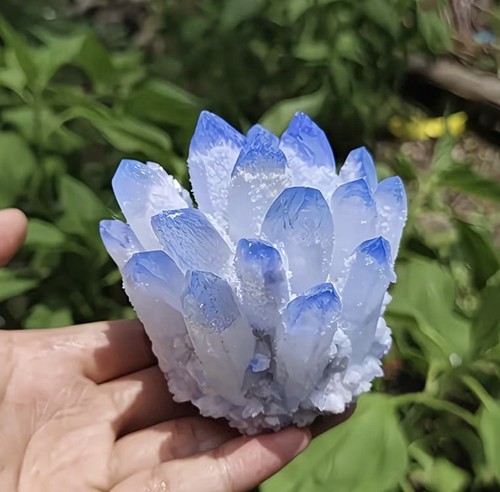 Cluster quartz bleu - de,
