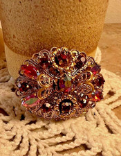Broche Tchèque Cristal de