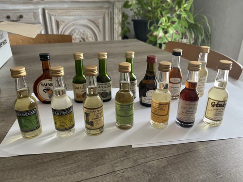 Lot miniatures bouteilles - miniatures,