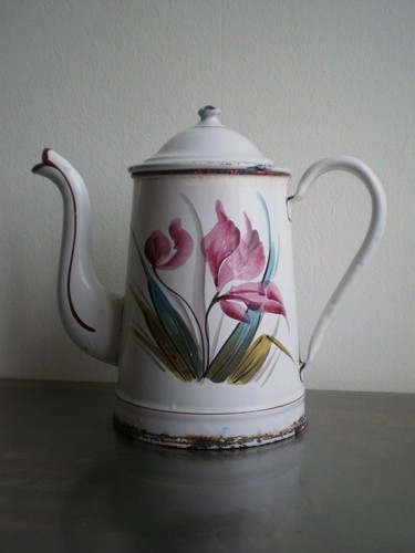 Cafetiere metal emaillee - cafetiere,