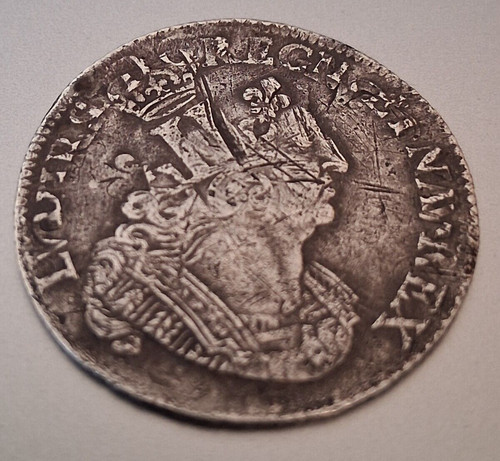 Monnaie royale louis xiv quart - xiv,