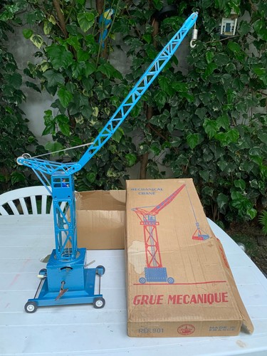 Ancien jouet grue mecanique - grue, de