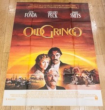OLD GRINGO Affiche cinéma 120x160 LUIS PUENZO, GREGORY PECK, JANE FONDA 1989