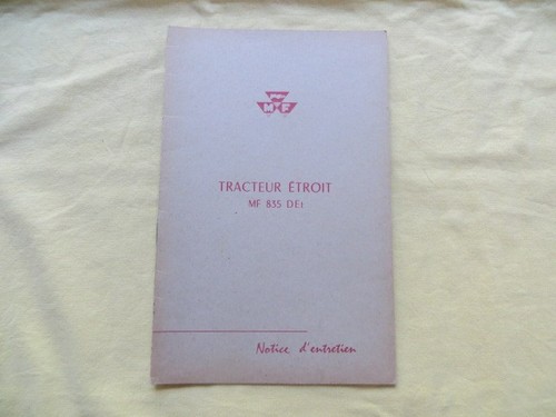 Tracteur massey ferguson - ferguson, 835
