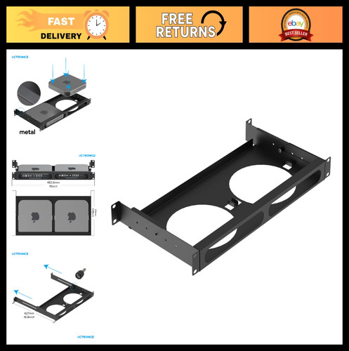Rack mount for mac - 1u, mini