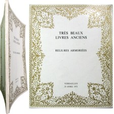 Beaux livres anciens 1972 reliures aux armes Versailles bibliophilie Chapelle