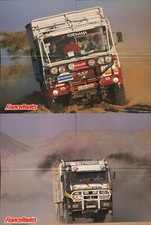 POSTER CAMION 11e PARIS DAKAR