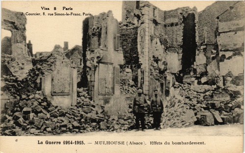 Cpa militaire mulhouse - mulhouse,