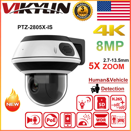 Vikylin 8mp zoom poe - 4k, 5x