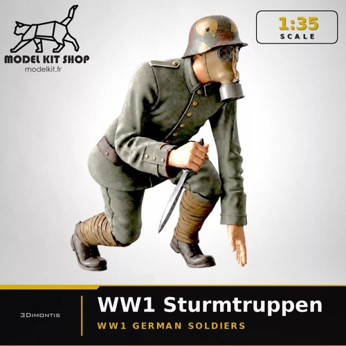 Ww1 soldat allemand - 1:35,