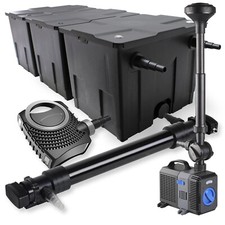 Kit filtration de bassin 90000l 72W UVC Stérilisateur NEO10000 80W Pompe Fontain