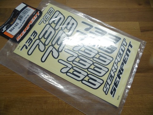 Serpent 804182 decal sheet 2 - sheet, (