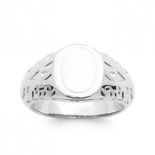 Bague chevaliere argent massif