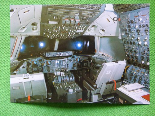 Swissair cockpit - swissair,