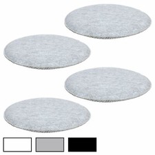 Lot de 4 coussins d'assise en feutre avec picots antidérapants en caoutchouc