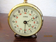 ANCIEN REVEIL WEHRLE STYLE MONTRE A GOUSSET FONCTIONNE
