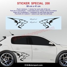 Autocollant pour 208 RALLYE et GTi sticker Tête de lion 108 308 RCZ 2205