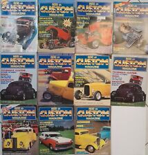 Lot 11 Magazines Rod Et Custom ,voiture.1982