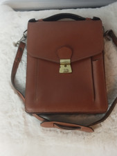 Sacoche en cuir marron