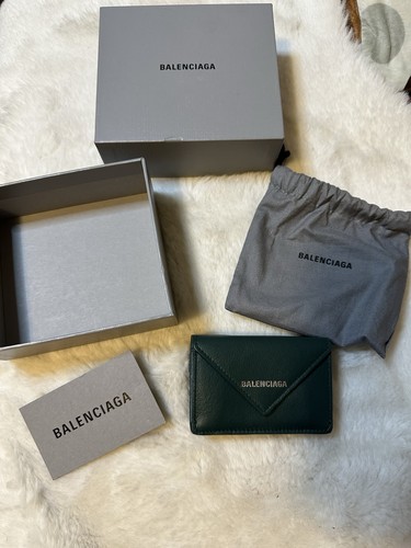 Mini portefeuille cuir - mini, vert