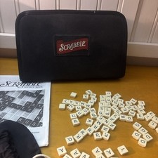 Vtg Scrabble Game Folio Travel