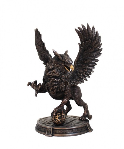 Statue griffon bronze - de,