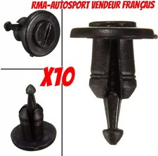 10x Clips Agrafe Fixation RENAULT Clio Megane Laguna Twingo Pare-Boue Pare-Choc