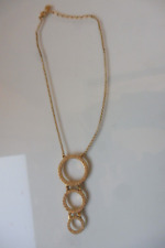 Collier Swarovski, Chaîne Dorée Avec Des Pierres Taillées, Swarovski