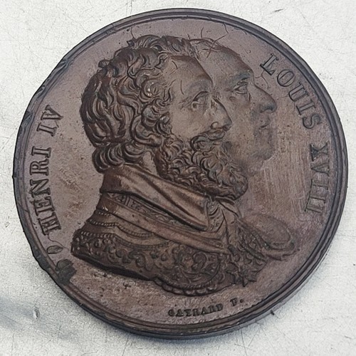 Médaille bronze france louis - bronze,france,