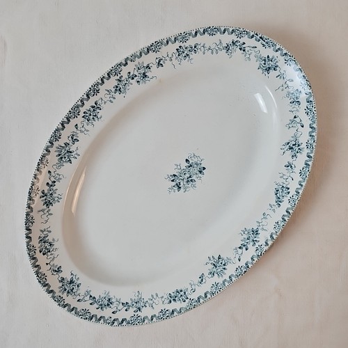 Plat ovale décor argenton - ovale,