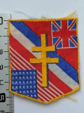 010776 patch croix de lorraine et allier