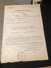 licence d'achat pour véhicule