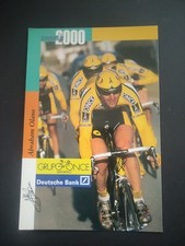 CYCLISME carte Abraham OLANO (GRUPO ONCE) DEUTSCHE BANK -2000.