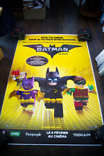 LEGO BATMAN A French Bus Shelter Rolled DS Vintage Movie Poster Original 2017