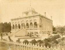 France, Cap Ferret, la villa Algérienne  Vintage albumin print Tirage albumi