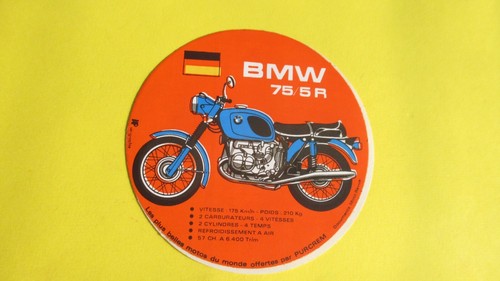 Sticker vintage moto bmw - ,