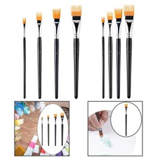 Pinceau à manche en bois pour