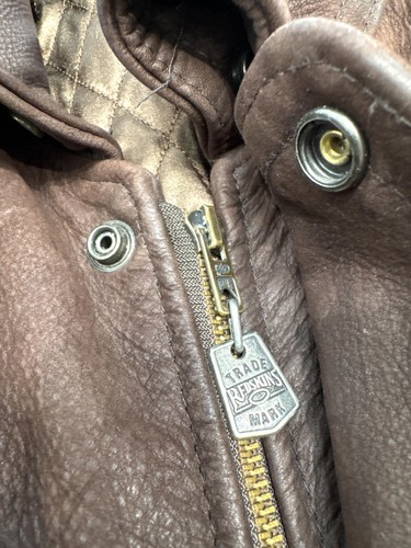 Veste cuir marron - veste, redskins