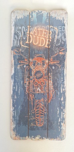 Cadre tableau bois moto - moto,