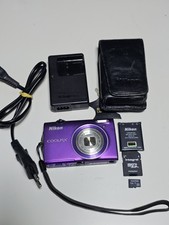 Appareil photo numérique compact Nikon CoolPix S5100 violet 12,2 mégapixels zoom